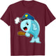 Fish Cop Baton Police T-Shirt - T-Shirt | Maroon