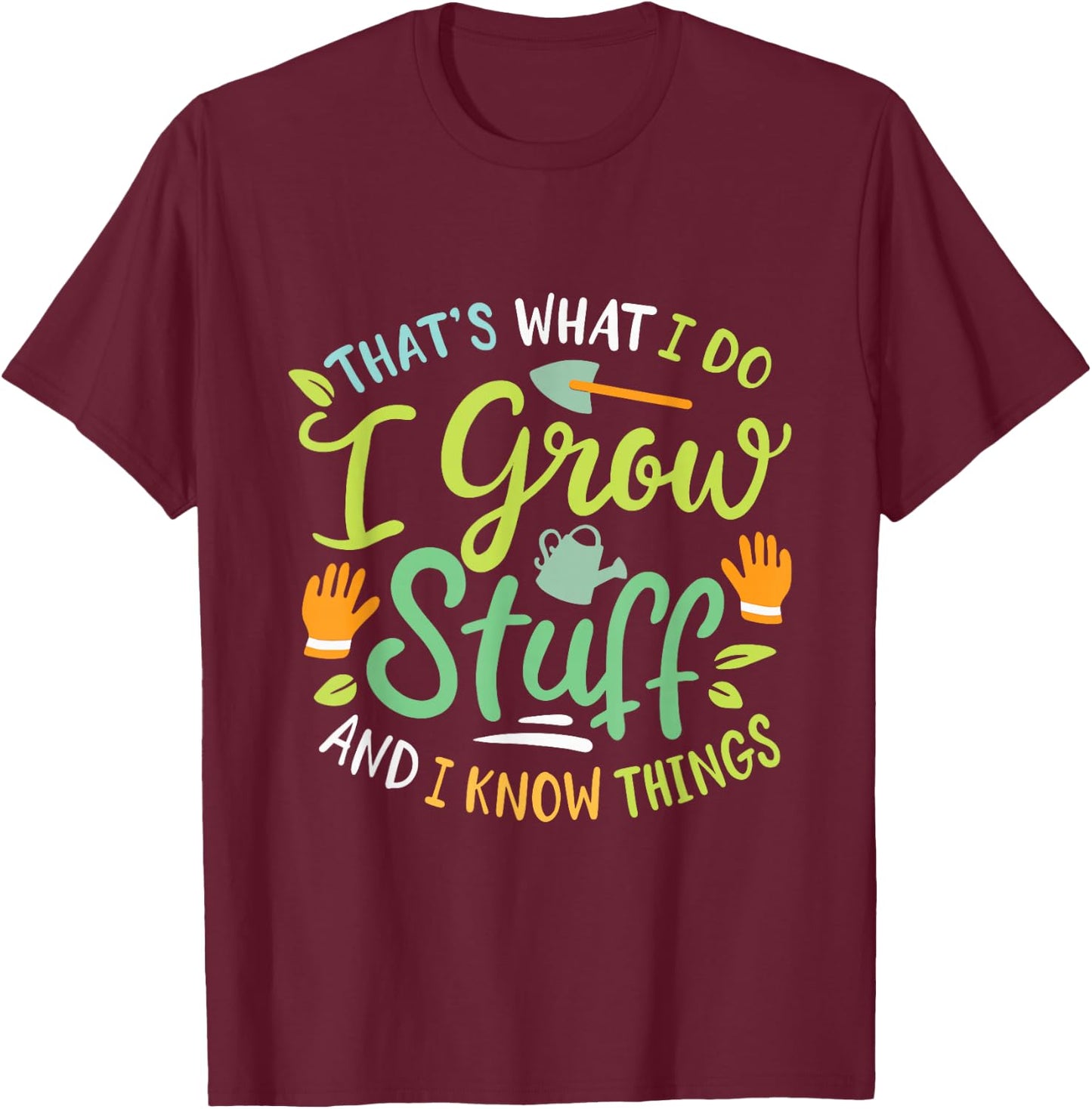 Funny Gardening Gardener Garden Small T-Shirt - T-Shirt | Maroon