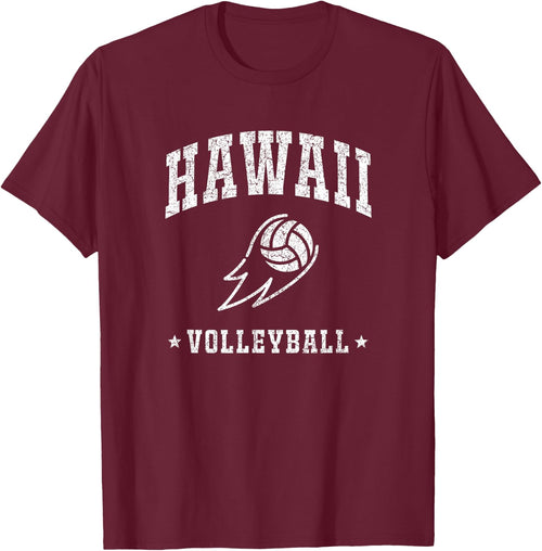Hawaii Volleyball Vintage Gameday Retro Volleyball Lover