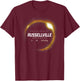 Total Solar Eclipse 2024 Russellville Arkansas April 8 2024 T-Shirt - T-Shirt | Maroon