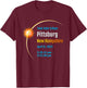 Pittsburg New Hampshire NH Total Solar Eclipse 2024 :: 1 :: T-Shirt - T-Shirt | Maroon