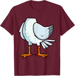 Seagull Funny Halloween Costume Party Cosplay Seabirds Kids T-Shirt - T-Shirt | Maroon