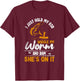I Just Hold My Rod Wiggle My Worm And Bam She's On It Fisher T-Shirt - T-Shirt | Maroon