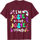 Kids I'm Josie Doing Josie Things Cute Girls Personalized Name T-Shirt - T-Shirt | Maroon