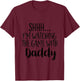 Kids Shh I'm Watching the Game With Daddy Cute Kid Gameday T-Shirt - T-Shirt | Maroon