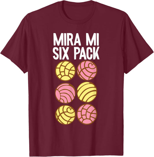 Conchas Pan Dulce Latina Mexican Mujer Concha Pastry T-Shirt - T-Shirt | Maroon