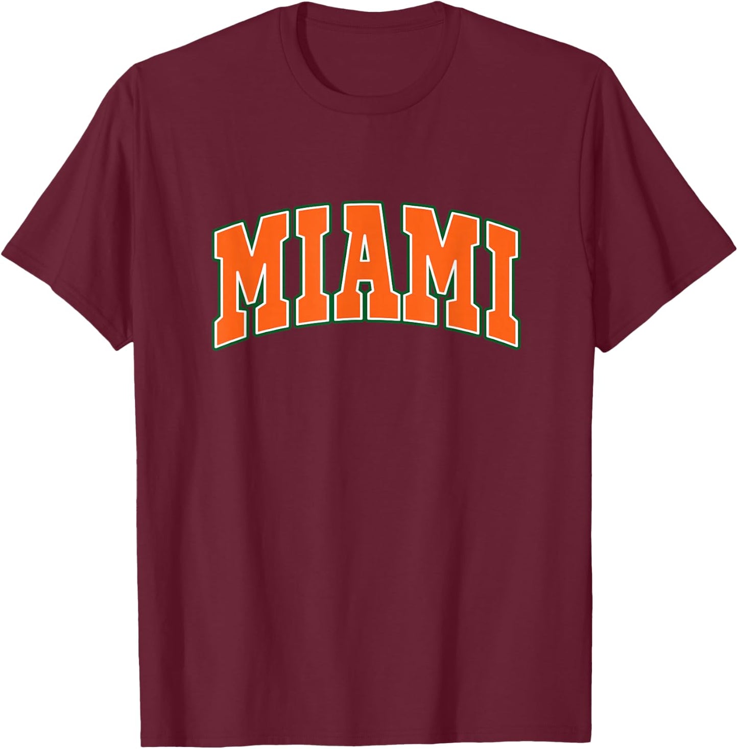 MIAMI - Hometown Pride - Throwback Design - Classic T-Shirt - T-Shirt | Maroon