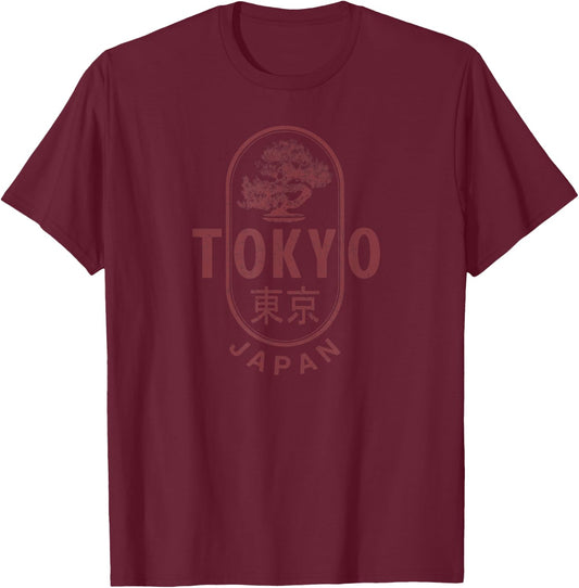 Tokyo Retro Japan Vintage T-Shirt - T-Shirt | Maroon