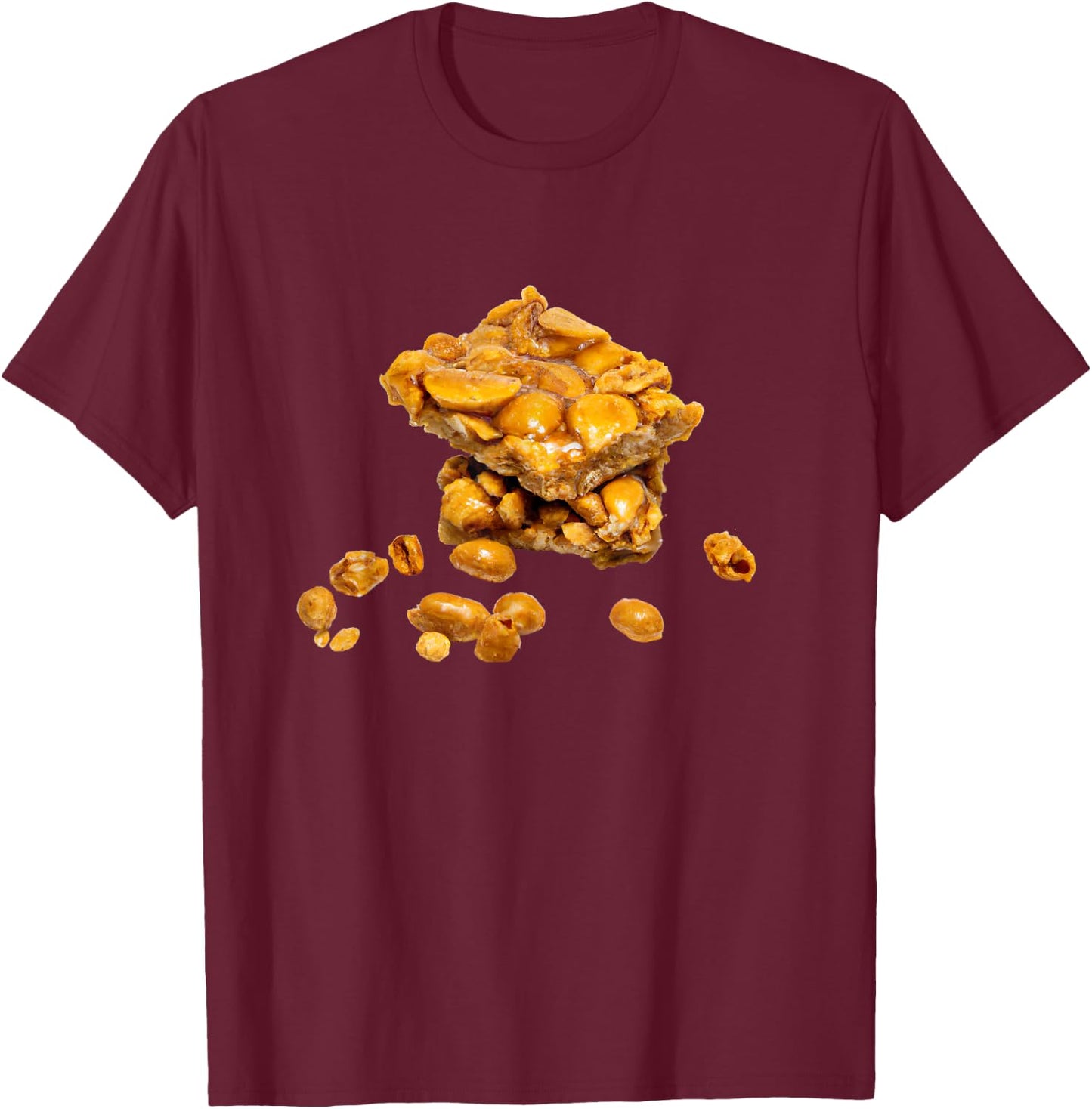 Peanut Brittle T-Shirt - T-Shirt | Maroon