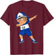 Salvadoran Boy El Salvador Kid Patriotism Roots Heritage T-Shirt - T-Shirt | Maroon