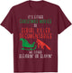 Sleighin Or Slayin Christmas Movie Funny Xmas Men Women T-Shirt - T-Shirt | Maroon