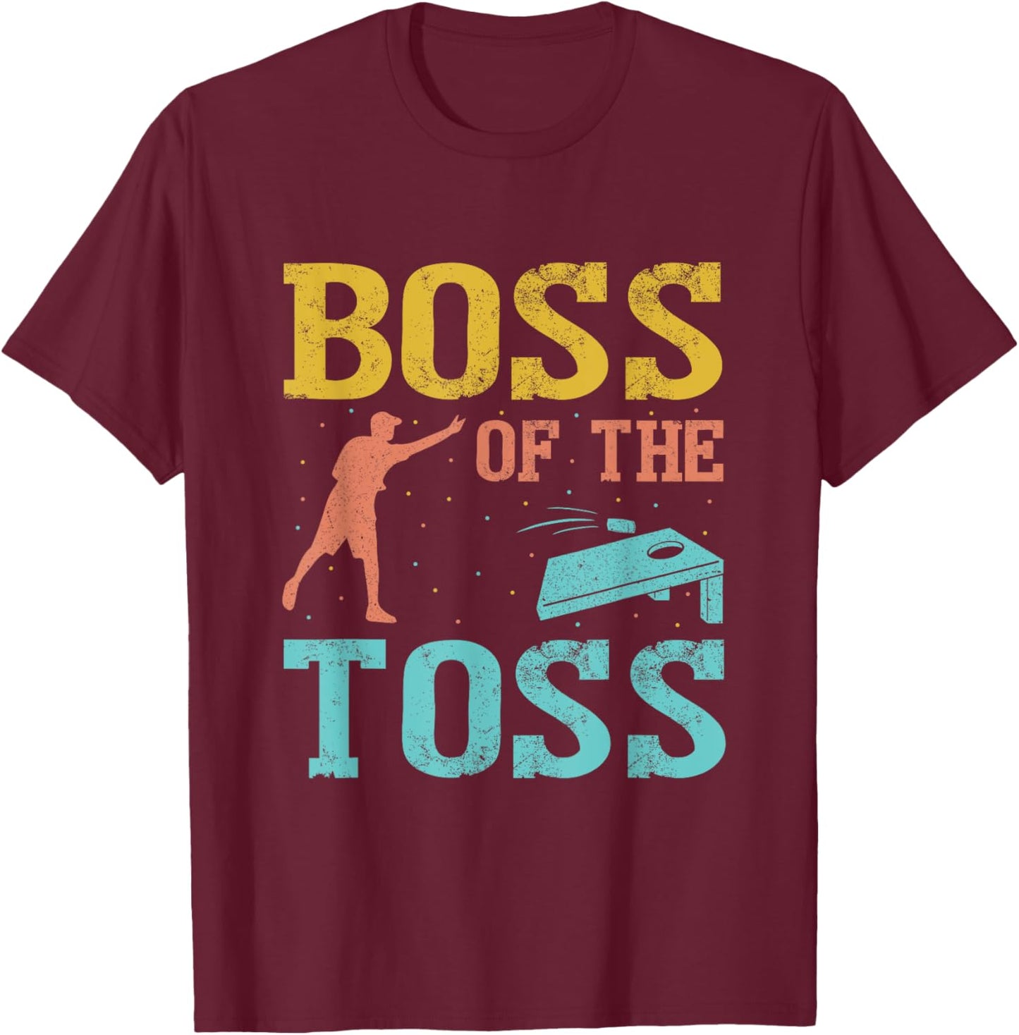 Cool Cornhole Women Cornhole Champion Cornhole Lover T-Shirt - T-Shirt | Maroon
