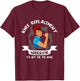 Funny Knee Replacement Surgery Recovery Get Well Gag Outfit T-Shirt - T-Shirt | Maroon