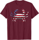 Cool Crab Women Fourth July Flag Patriotic Crabbing T-Shirt - T-Shirt | Maroon