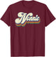 Nonnie Gifts For Grandma Retro Vintage Mother's Day Nonnie T-Shirt - T-Shirt | Maroon