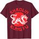 Shaolin Kung Fu Martial Arts Kung Fu T-Shirt - T-Shirt | Maroon