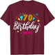 70 Year Old Birthday Squad 70th Party Crew Group Friends T-Shirt - T-Shirt | Maroon