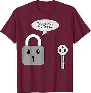 Locksmith Technician Lock Picker Key Maker Locksmithing T-Shirt - T-Shirt | Maroon
