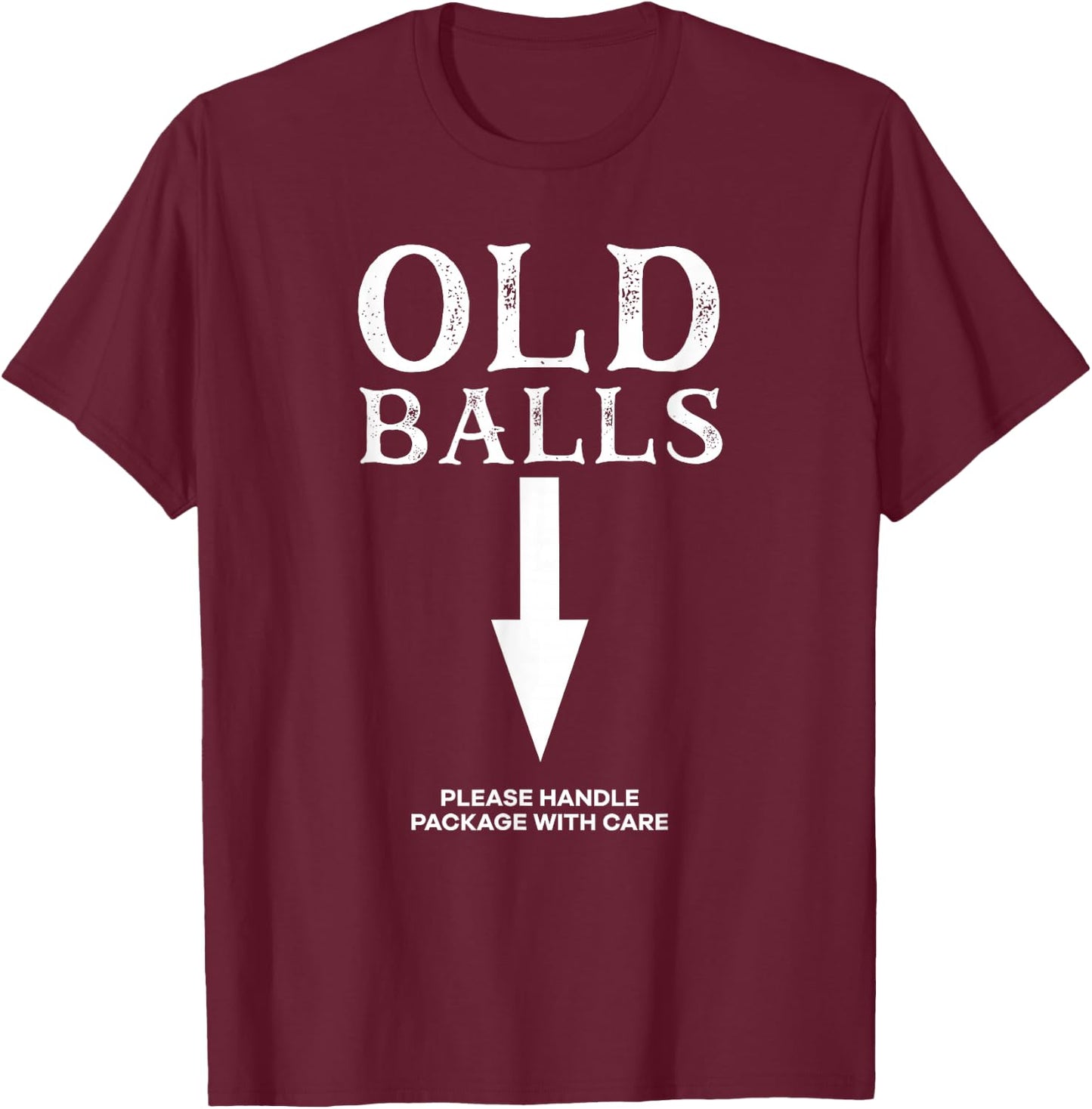 Funny Over The Hill Birthday 40th Turning Forty T-Shirt - T-Shirt | Maroon