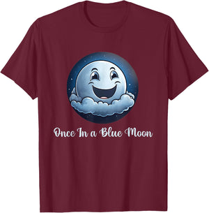 halloween costume Once in a Blue Moon T-Shirt - T-Shirt | Maroon
