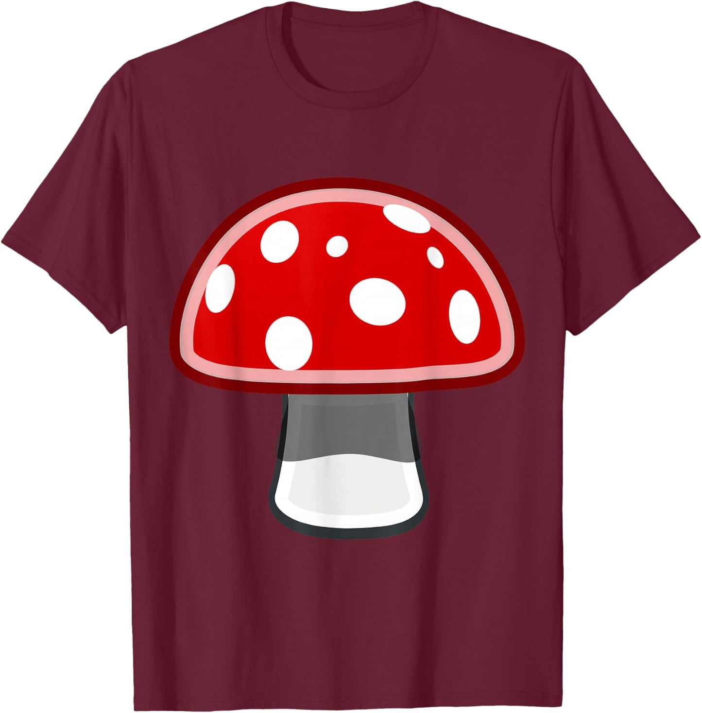 Amanita Muscaria Fly Agaric Red Mushroom Mycologist T-Shirt - T-Shirt | Maroon