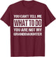 Funny Grandpa Art For Grandfather Gramps Men Poppy Papi T-Shirt - T-Shirt | Maroon