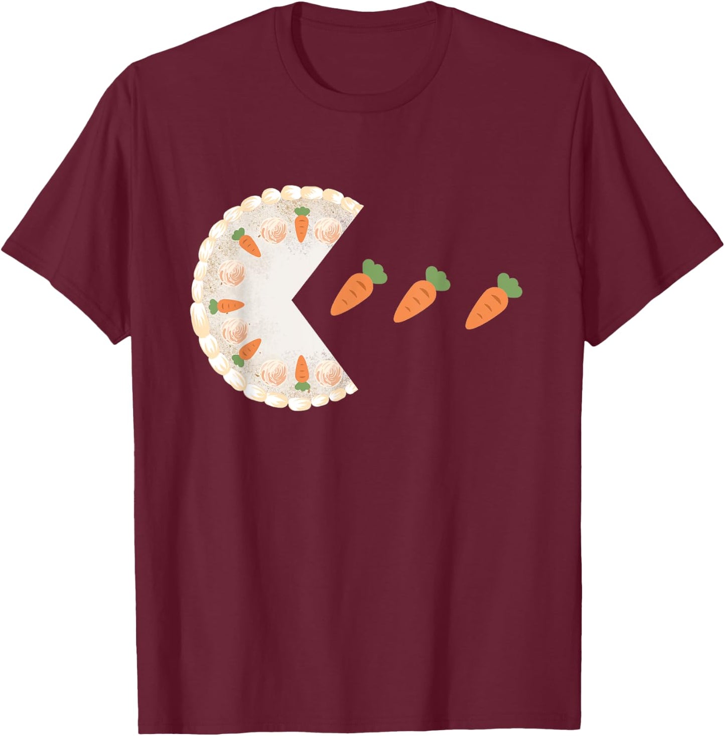 Carrot Cake Costume Cake Lover Carrot Cake T-Shirt - T-Shirt | Maroon