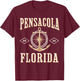 Pensacola Florida Beach Summer Vacation Women Kids T-Shirt - T-Shirt | Maroon