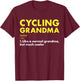 Sport Grandma Definition Cycling T-Shirt - T-Shirt | Maroon