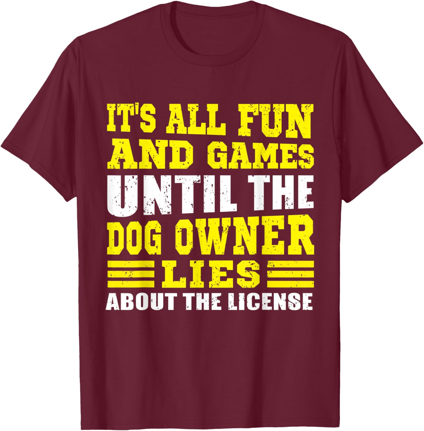 Animal Control Officer Design & Public Safety Officer T-Shirt - T-Shirt | Maroon