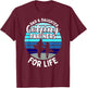 Dad And Daughter Golfing Golf Partners Matching Outfits T-Shirt - T-Shirt | Maroon