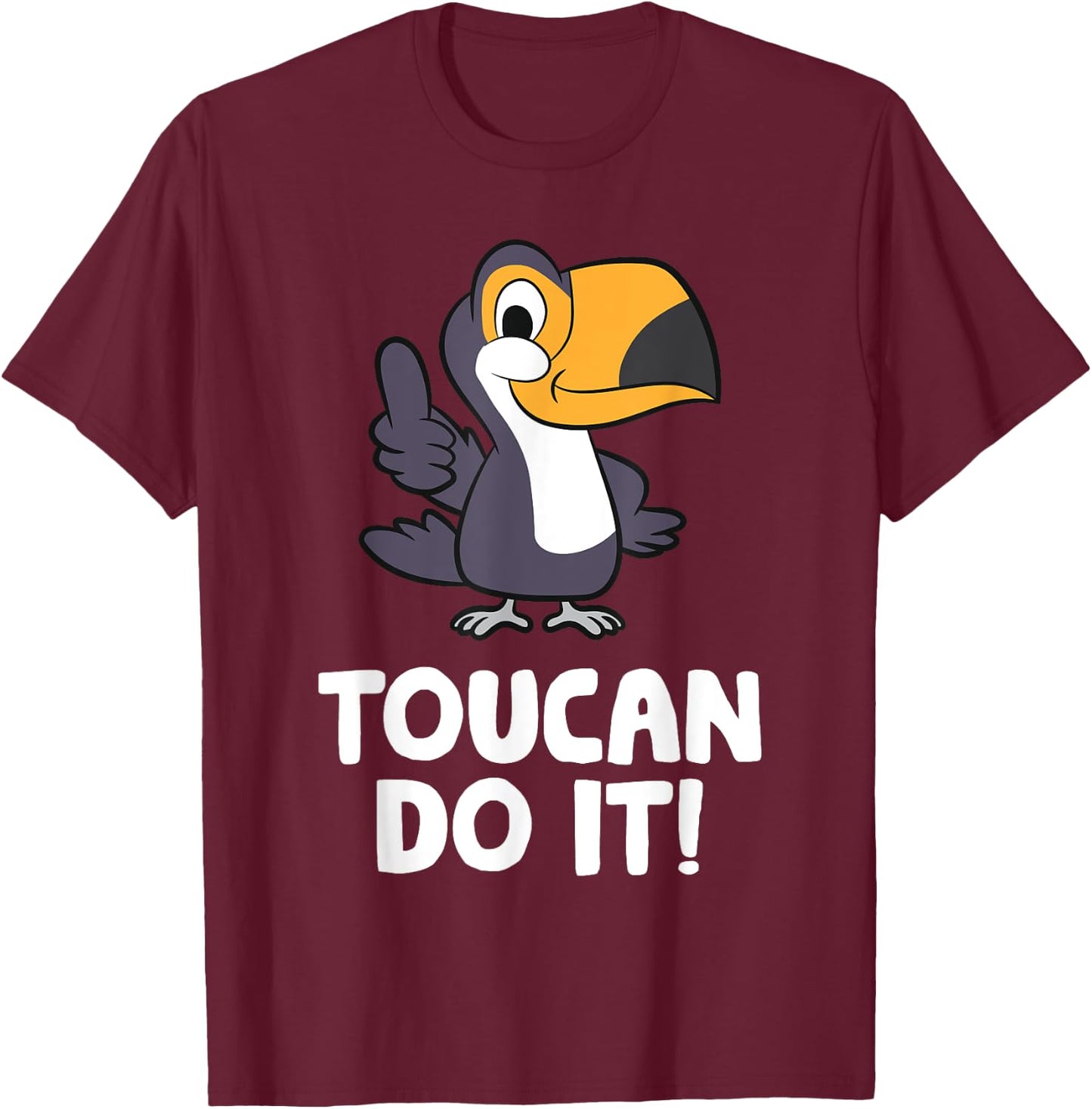Toucan Do It Funny Toucan Bird T-Shirt - T-Shirt | Maroon