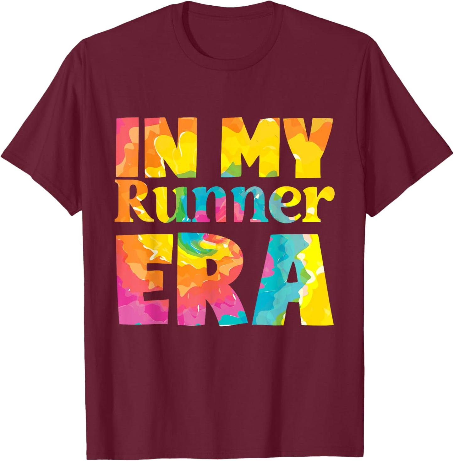 In My Runner Era T-Shirt - T-Shirt | Maroon