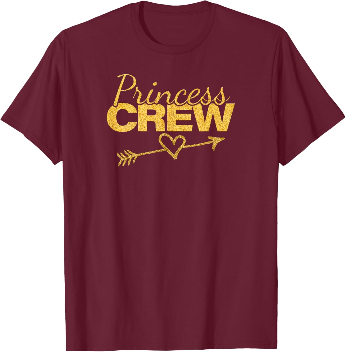 Princess Crew Group Family Reunion Girls Squad Women T-Shirt - T-Shirt | Maroon