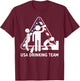 USA Drinking Team Shirt Beer Funny T-Shirt - T-Shirt | Maroon