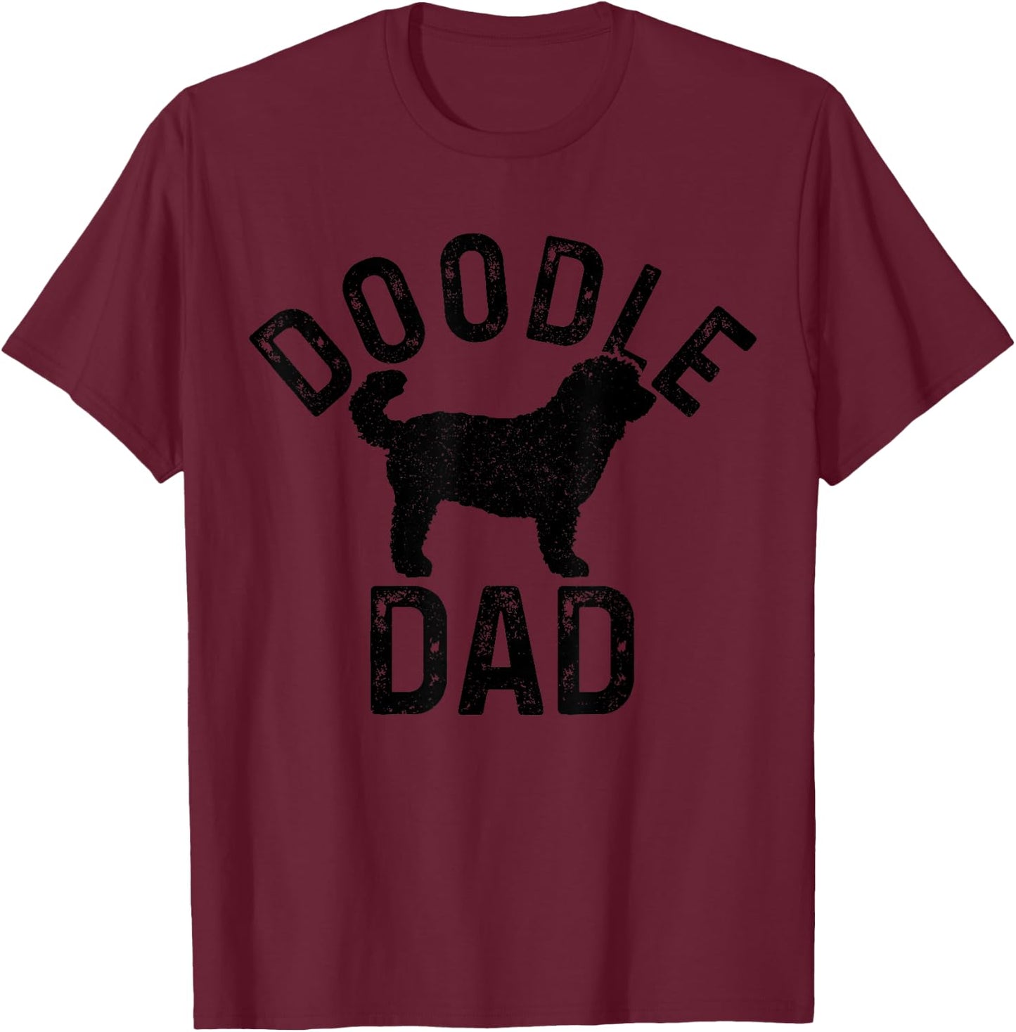 Doodle Dad Goldendoodle Labradoodle Dad Funny Dog Men T-Shirt - T-Shirt | Maroon