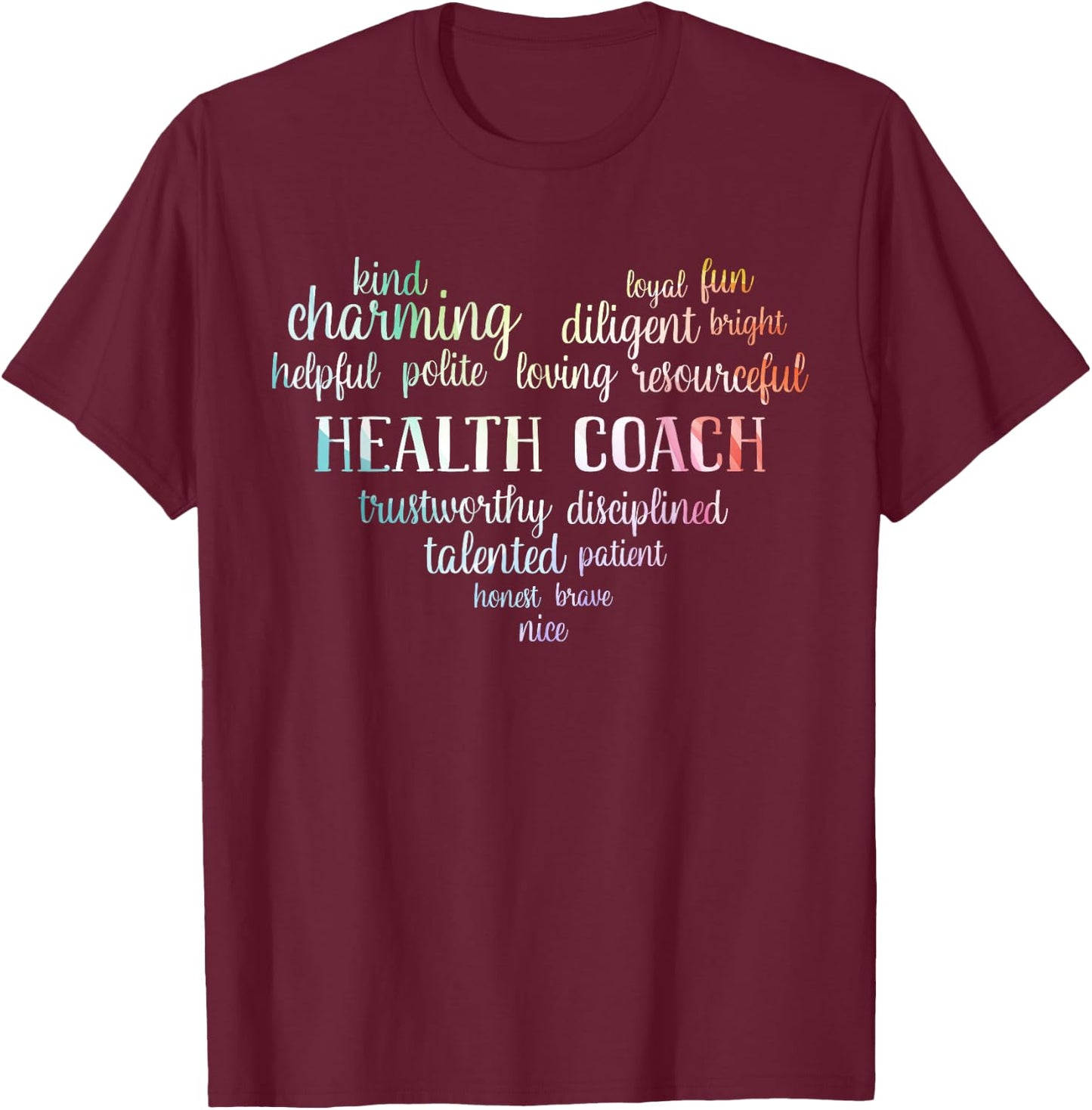 Health Coach T-Shirt - T-Shirt | Maroon