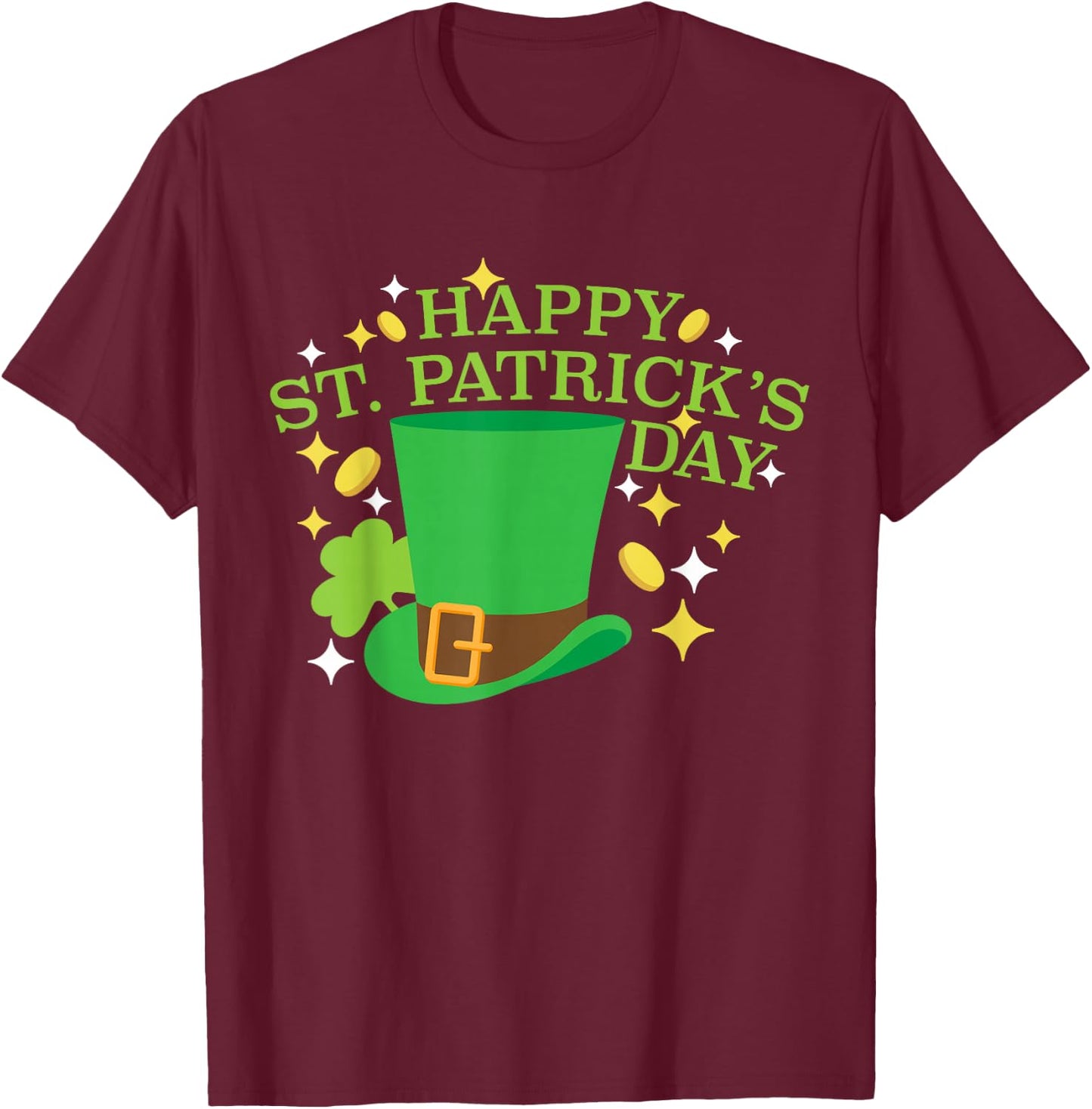 Leprechaun's Choice Happy St. Patrick's Day Paddy's Gear Fun T-Shirt - T-Shirt | Maroon