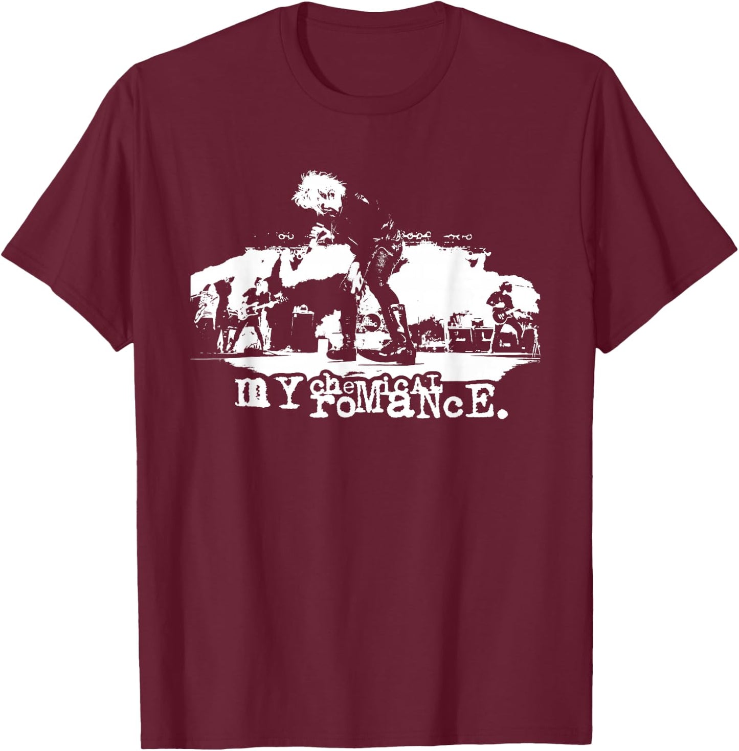My Chemical Romance Live T-Shirt - T-Shirt | Maroon
