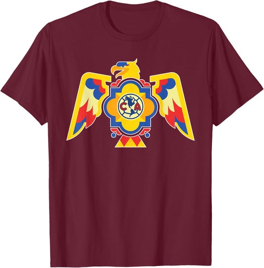 Club America - Score Big with Our Exclusive Collection T-Shirt - T-Shirt | Maroon