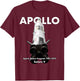Apollo Saturn V Moon Rocket T-Shirt - T-Shirt | Maroon