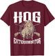 Hog Exterminator Wild Hog Boar Hunter Hog Hunting T-Shirt - T-Shirt | Maroon