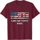 Luke Air Force Base Distressed T-Shirt - T-Shirt | Maroon