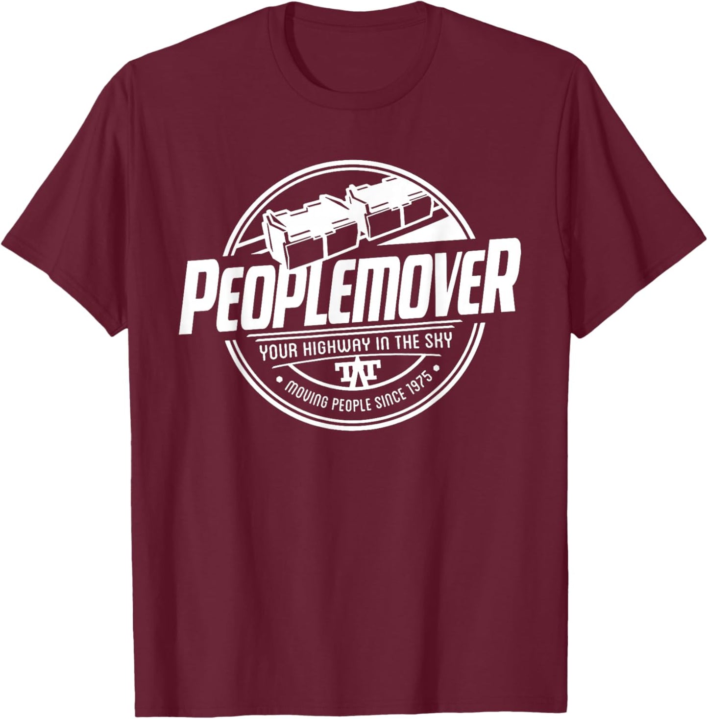 PeopleMover World T-Shirt - T-Shirt | Maroon