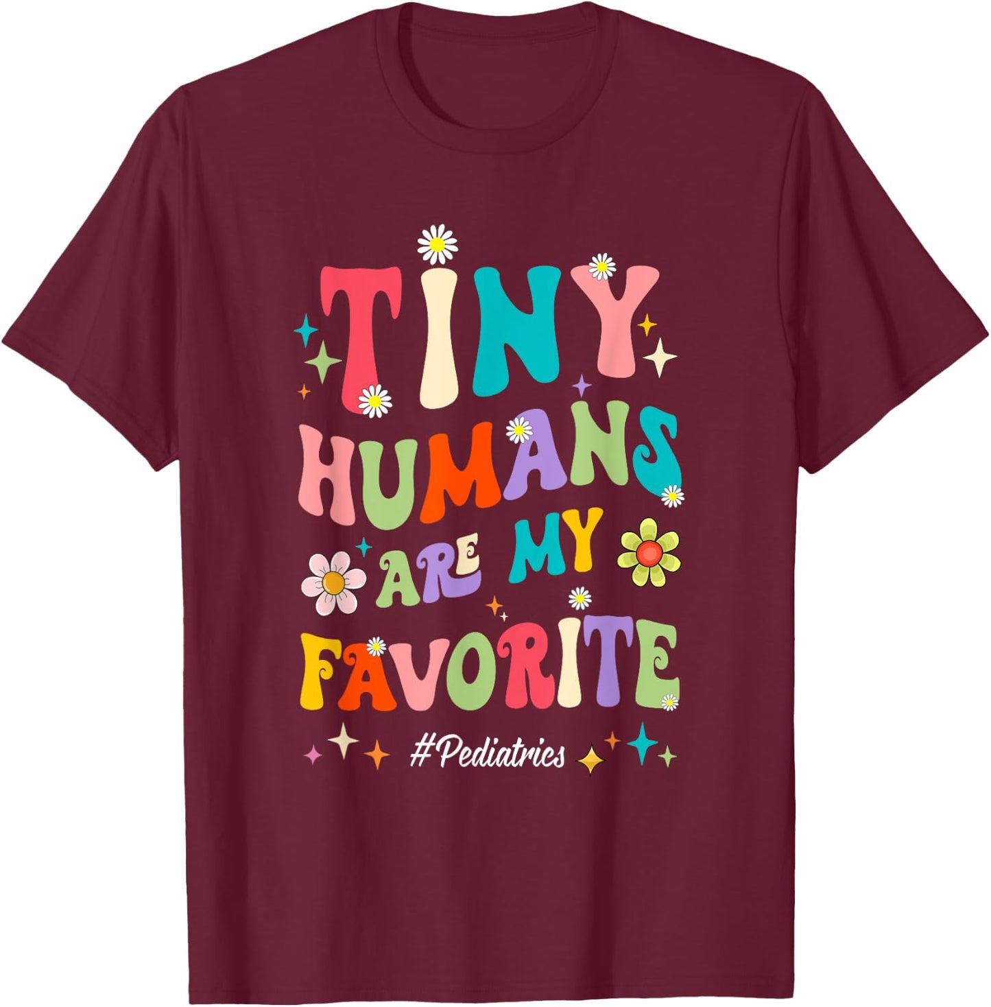 Nicu Pediatric Nurse Future Peds Nurse Nursing School Groovy T-Shirt - T-Shirt | Maroon