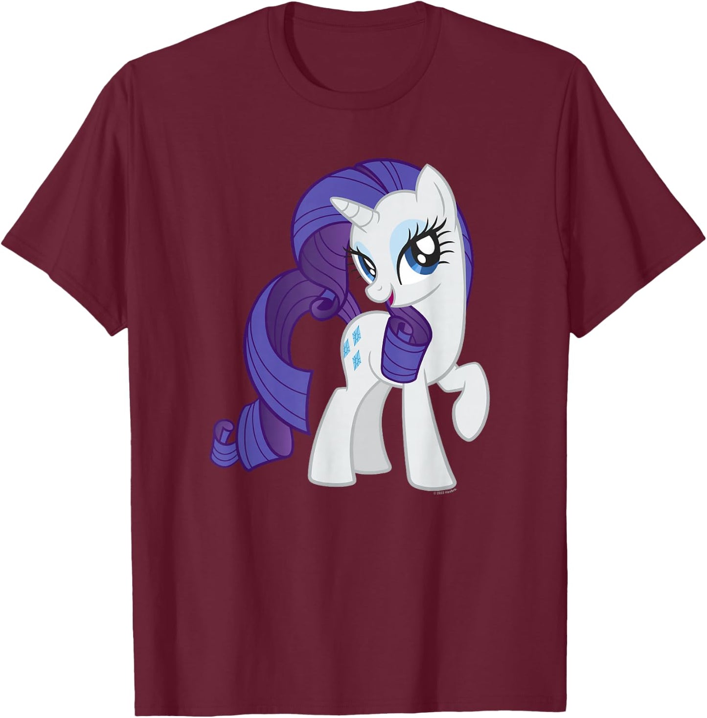 My Little Pony: Friendship is Magic Big Rarity Portrait T-Shirt - T-Shirt | Maroon