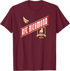 Ted Lasso AFC Richmond Crossed Band Logo T-Shirt - T-Shirt | Maroon