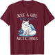 Arctic Fox Just A Girl Who Loves Arctic Foxes T-Shirt - T-Shirt | Maroon