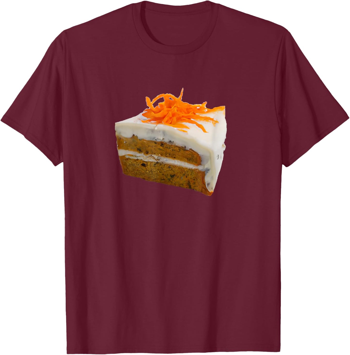 Carrot Cake T-Shirt - T-Shirt | Maroon