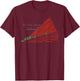 Red Rocks Amphitheater - Colorado T-Shirt - T-Shirt | Maroon